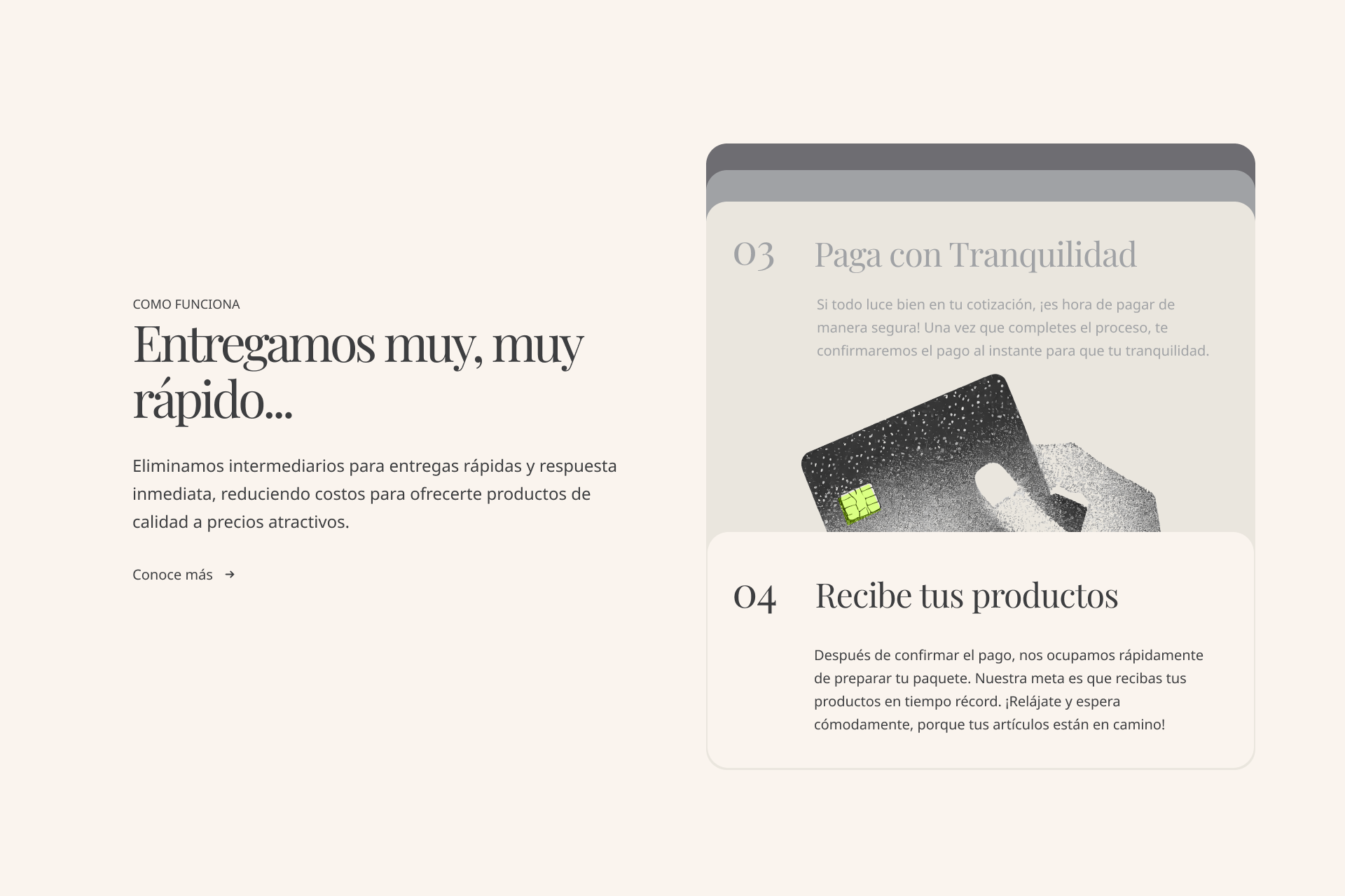 Doctor Equipamiento process cards