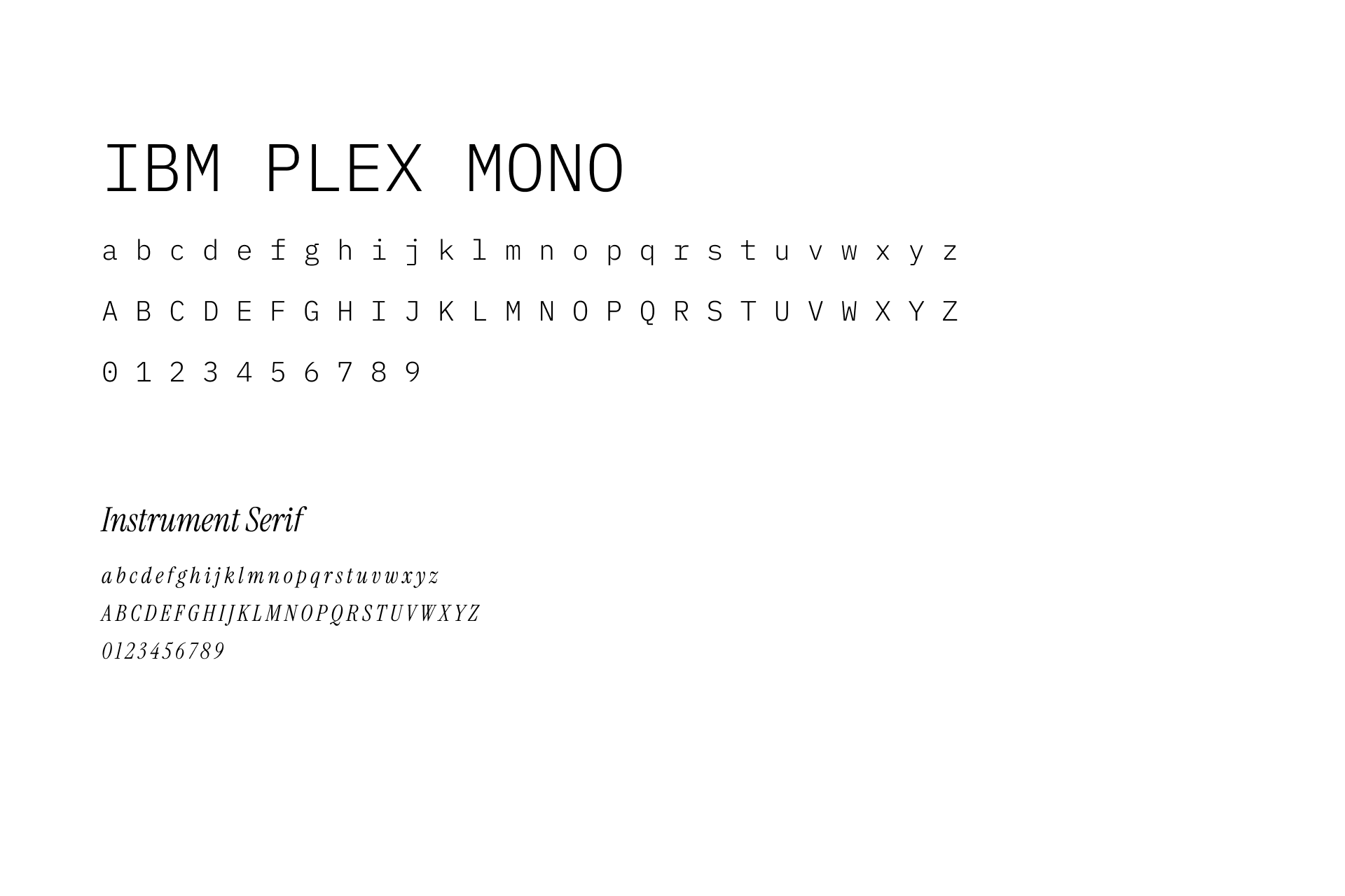 Folio 23 typography